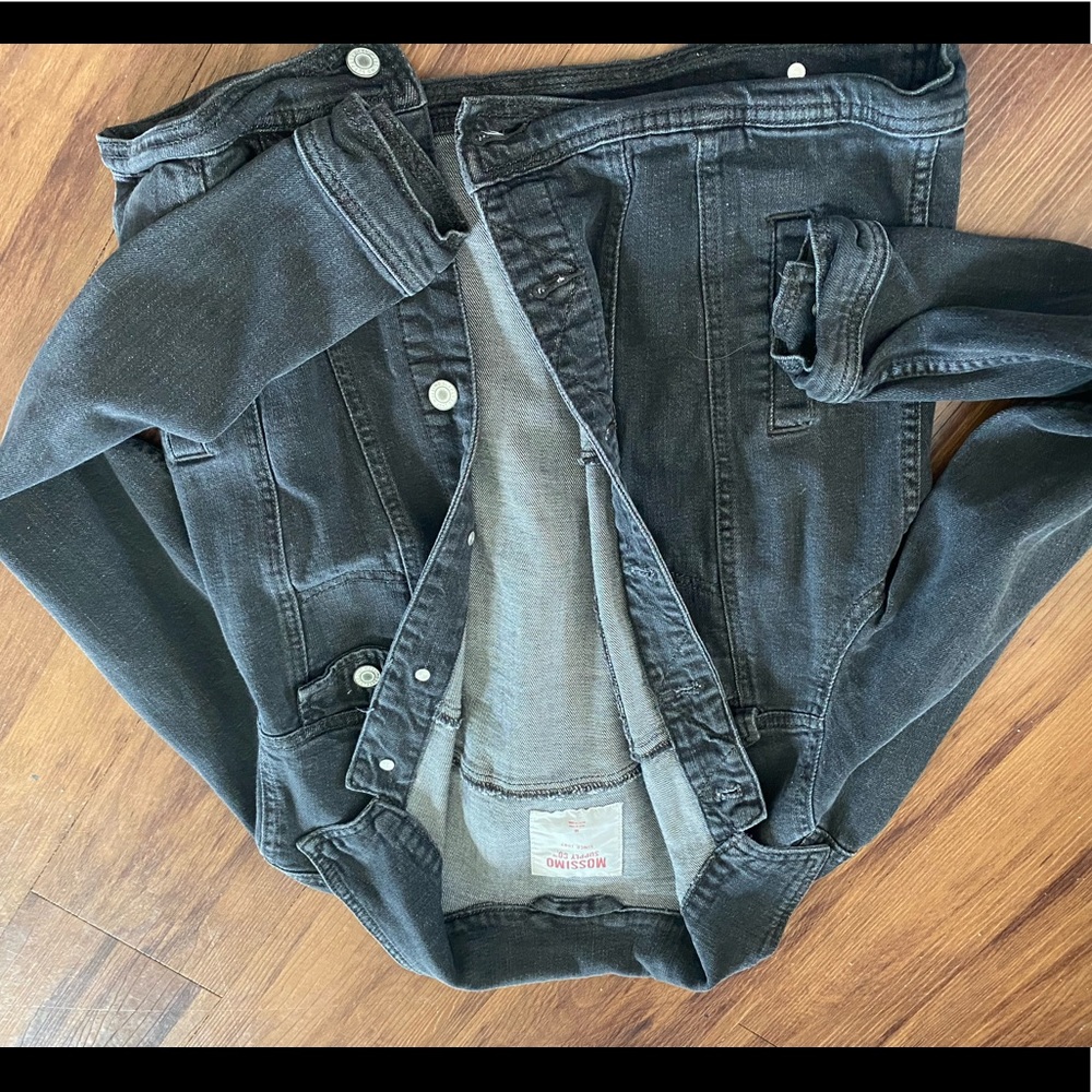 Black jean jacket